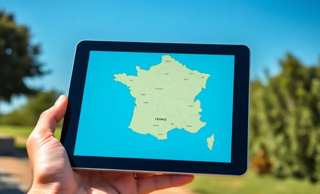 Parcourir les régions et départements grâce à une carte de France vierge interactive